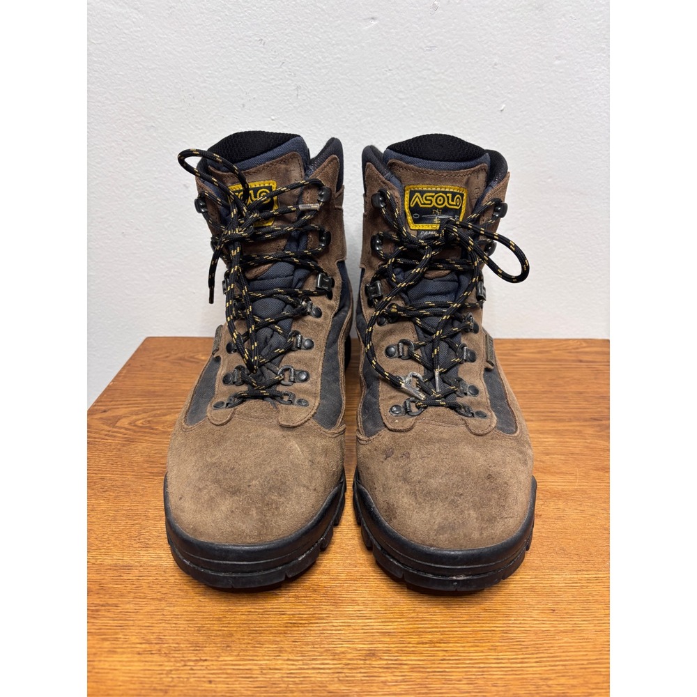 Asolo Pamir GTX Mens Hiking Boots Brown Suede Gore-Tex Waterproof Size 12 US 46